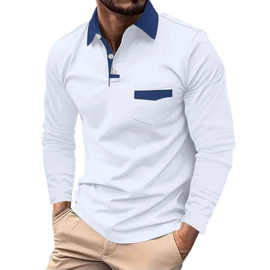 Men's Long Sleeve Golf Polo