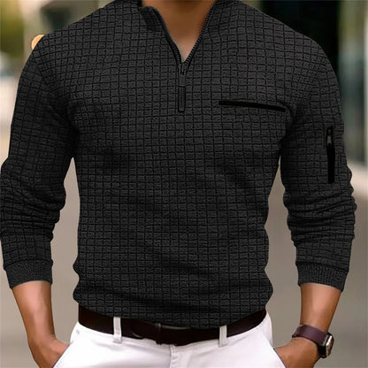 Men's Long Sleeve Golf Pullover