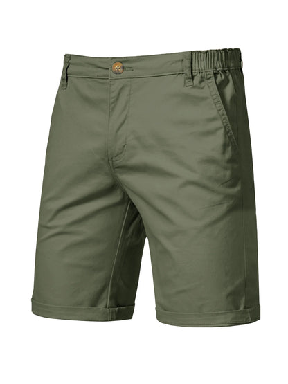 Mens Casual Khaki Golf Shorts