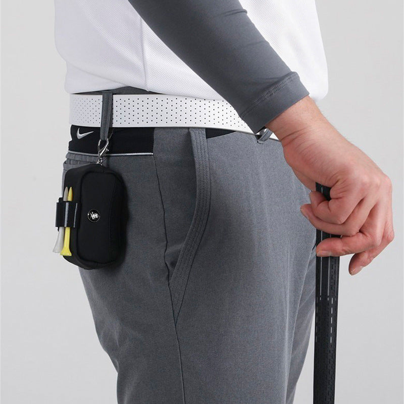 Leather Golf Ball Mini Skull Bag