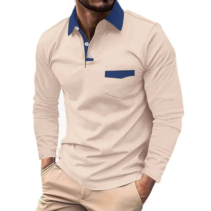Men's Long Sleeve Golf Polo