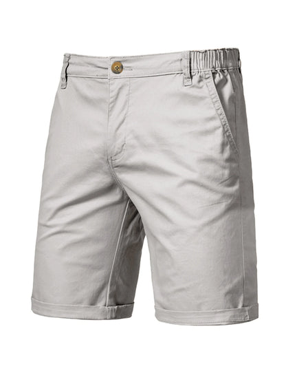 Mens Casual Khaki Golf Shorts