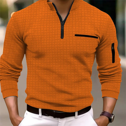 Men's Long Sleeve Golf Pullover