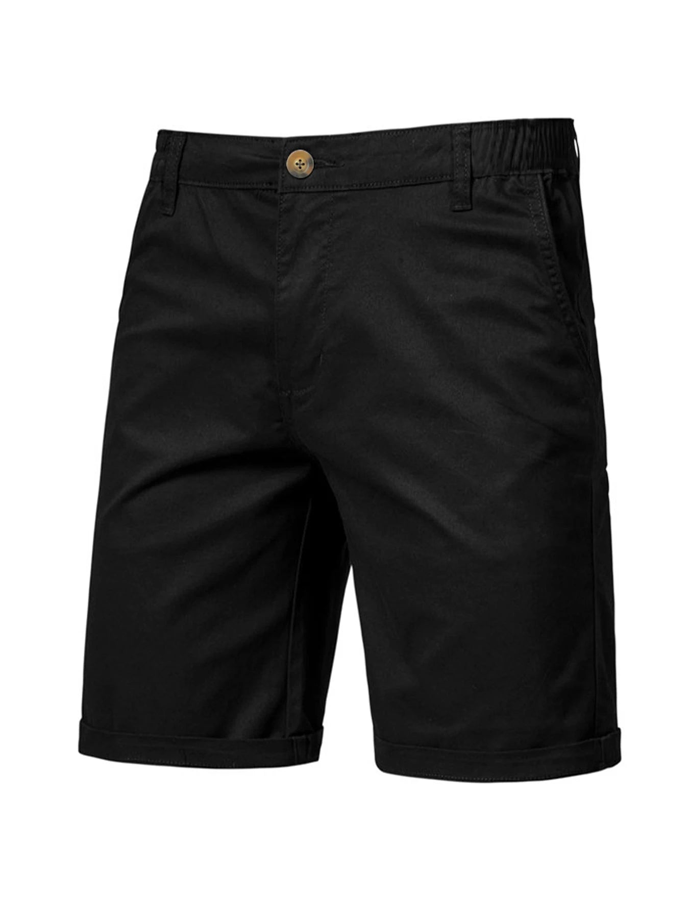 Mens Casual Khaki Golf Shorts