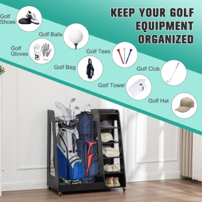 Golf Bag Organizer For Garage