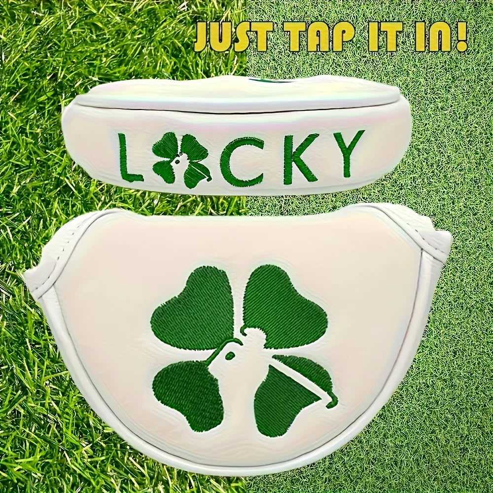 Four-Leaf Clover Golf Push Rod Protective Cove