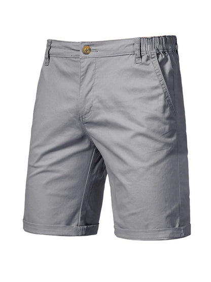 Mens Casual Khaki Golf Shorts