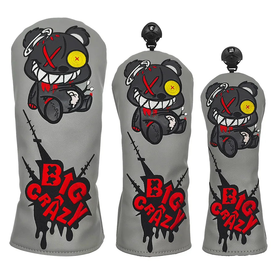 "Big Crazy" Golf Club Covers
