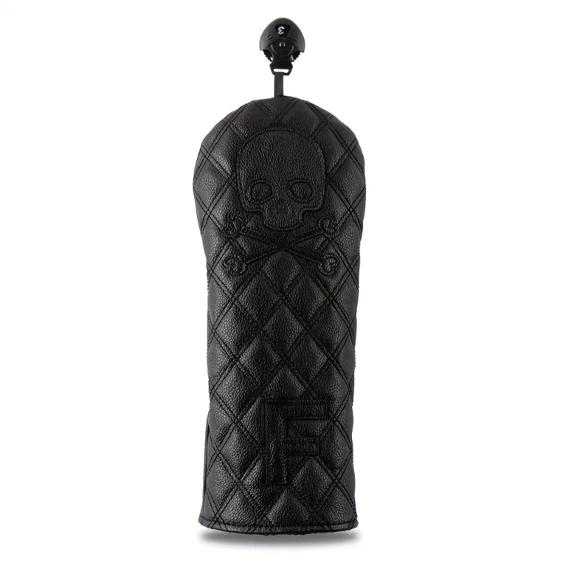 Black Skeleton Golf Club Covers