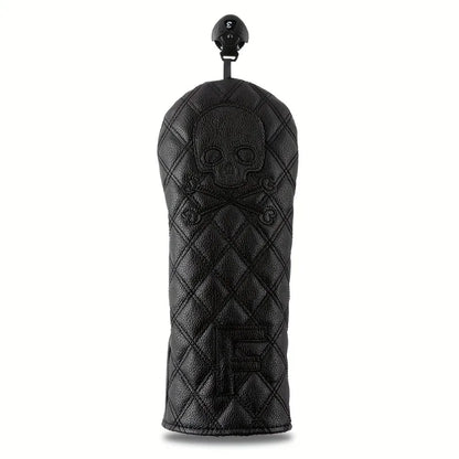 Black Skeleton Golf Club Covers