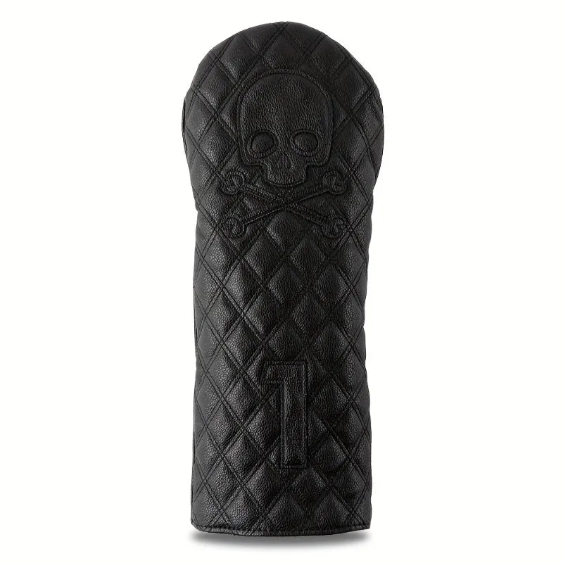 Black Skeleton Golf Club Covers