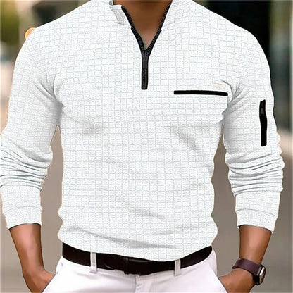 Men's Long Sleeve Golf Pullover