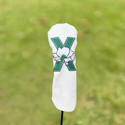 Floral Series White Golf Club Head Covers