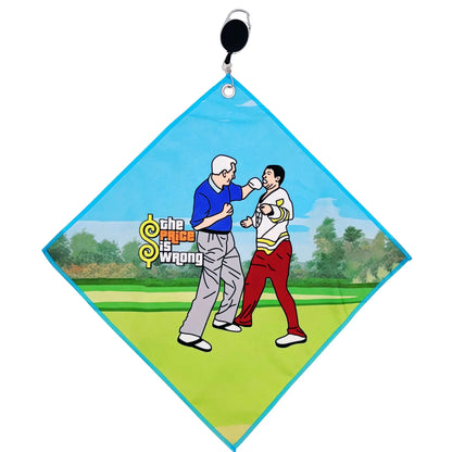 "The Price Is Wrong B" Golf Towel - Bob Barker