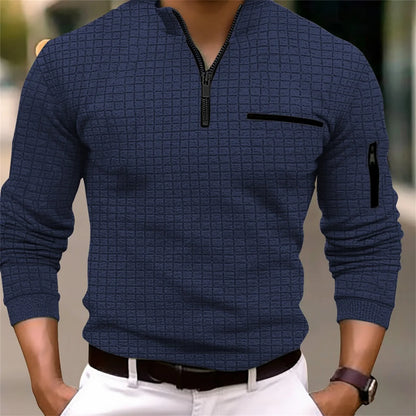 Men's Long Sleeve Golf Pullover